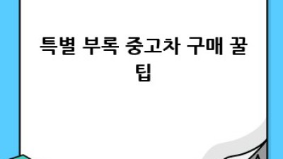 🚗논산 만목리 중고차 매입 성공 후기! 놓치면 후회할 꿀팁 대방출🍯